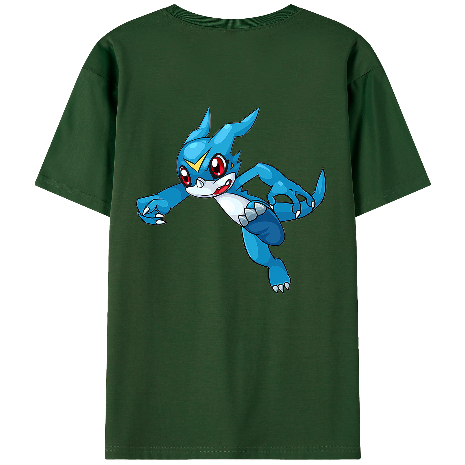 （画像用） Digimon デジタルモンスター/デジモン 綿100％半袖Tシャツ（背面プリント）
